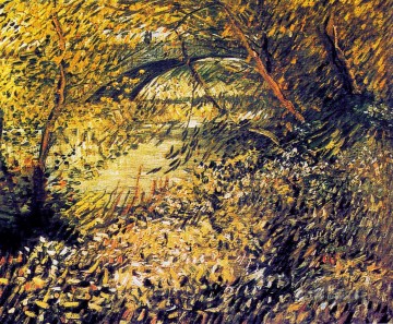  bank - Ufer der Seine im Frühjahr Vincent van Gogh